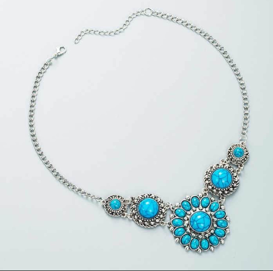 Turquoise 18 inch neck sets