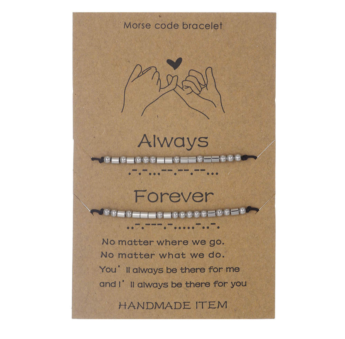 Morse Code Bracelet For Men - Adjustable Leather Cuff Bangle With Secret Message, Motivational Jewelry
