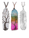 Crystal Necklaces 24” 10 colors