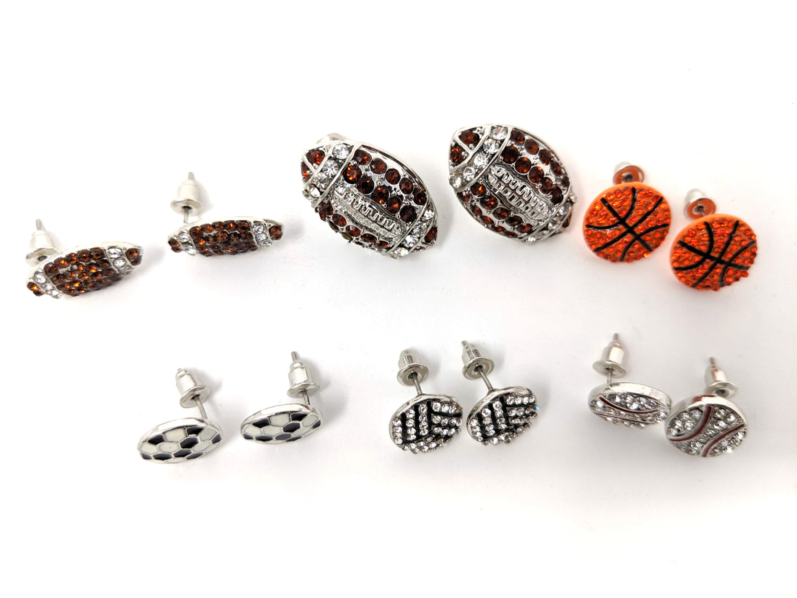 Sports Earring Studs